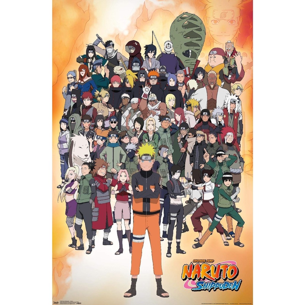 Naruto Shippuden - Group Wall Poster